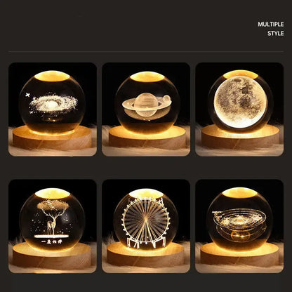 CosmoGlow™ 3D LED Night Light