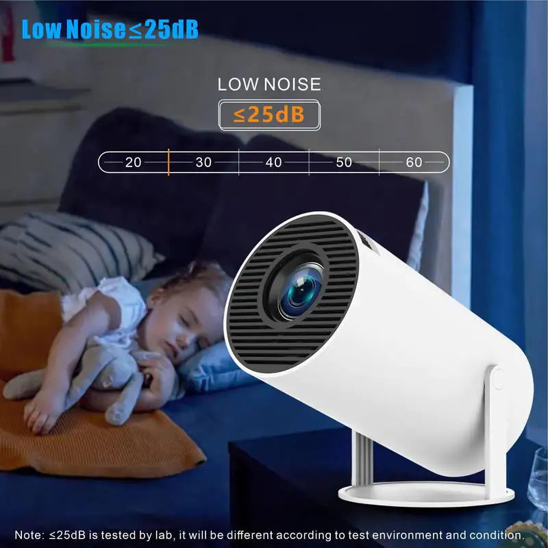 CineCast™ Portable Remote-Control Movie Projector
