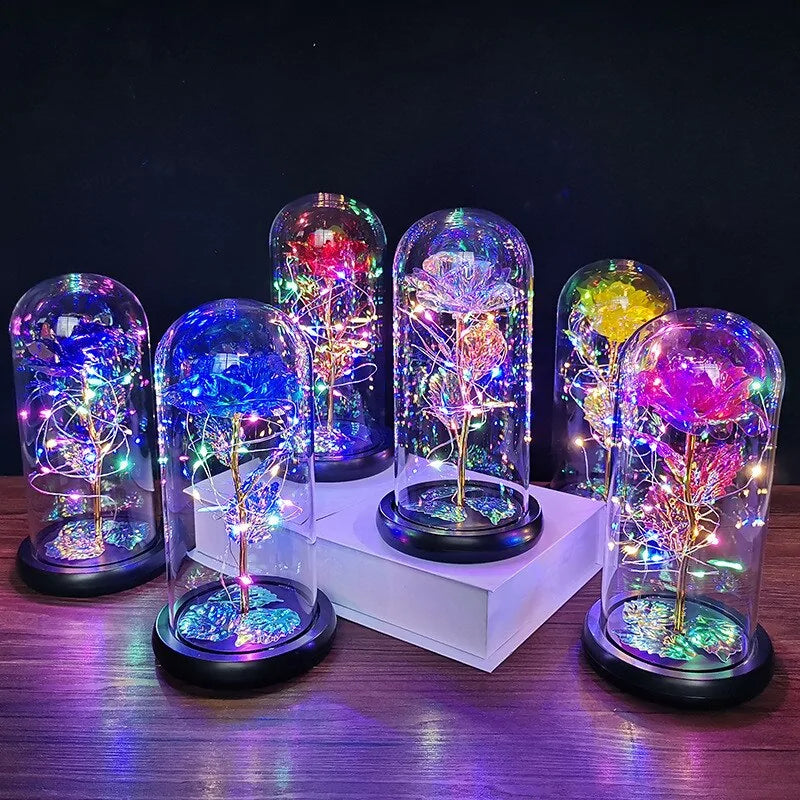 AuroraBloom™ LED Enchanted Galaxy Rose