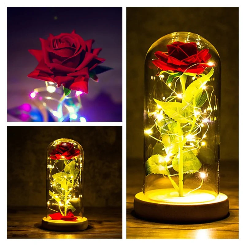 AuroraBloom™ LED Enchanted Galaxy Rose