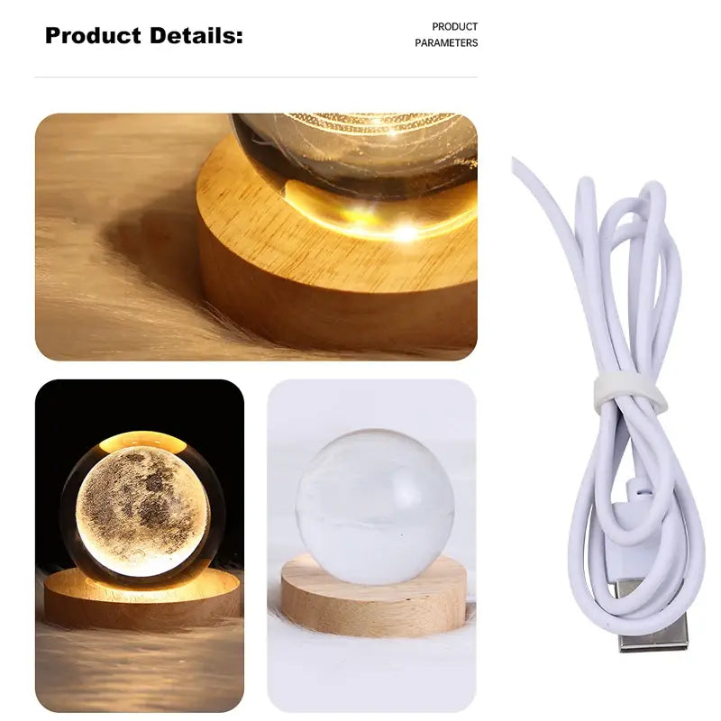 CosmoGlow™ 3D LED Night Light