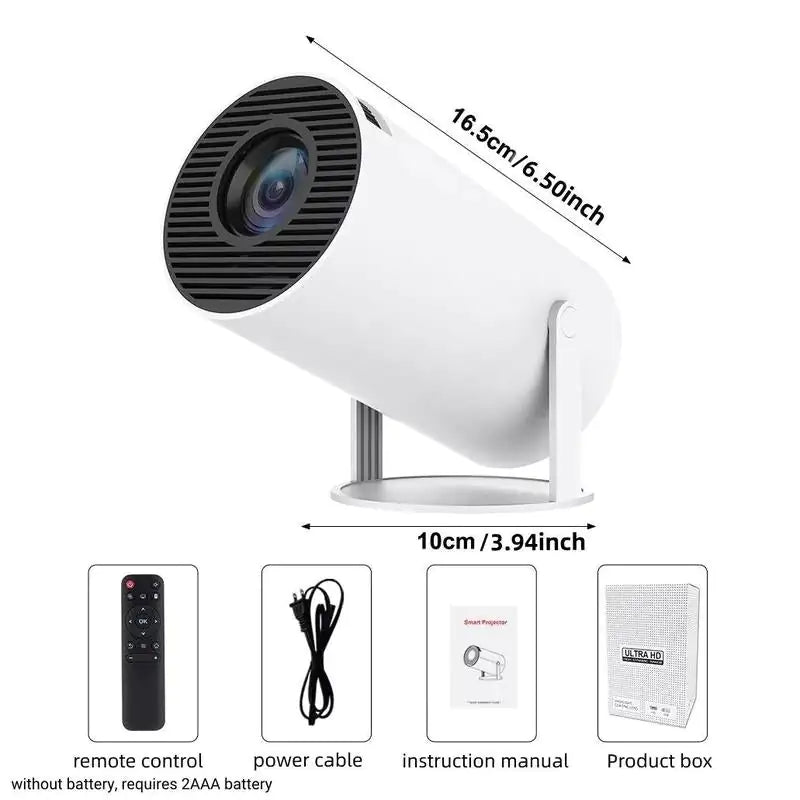 CineCast™ Portable Remote-Control Movie Projector