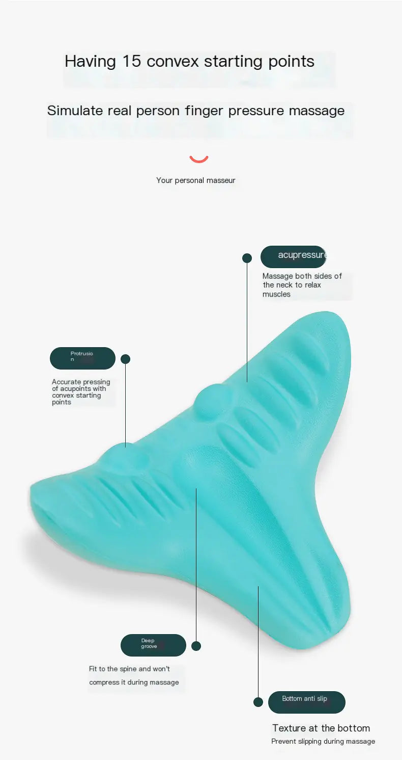 PostureCorrect Neck Traction & Massage Pillow